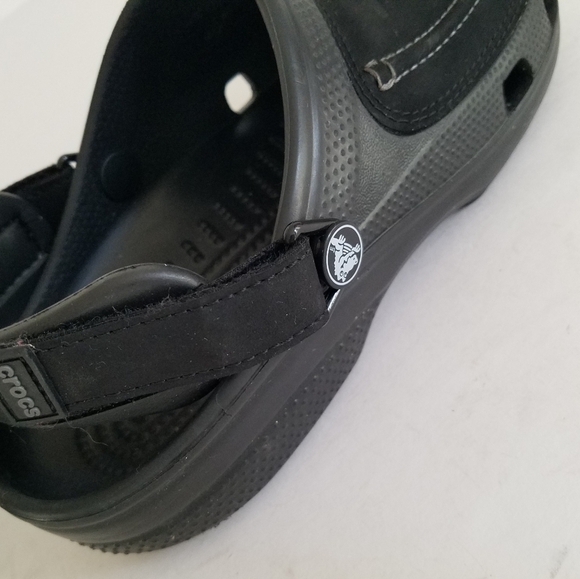 Crocs Men's Yukon Vista Clogs Black Size 7 - Picture 6 of 16